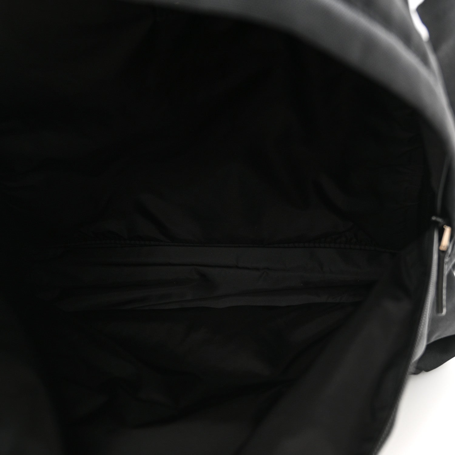 Nylon Essential Backpack Black White