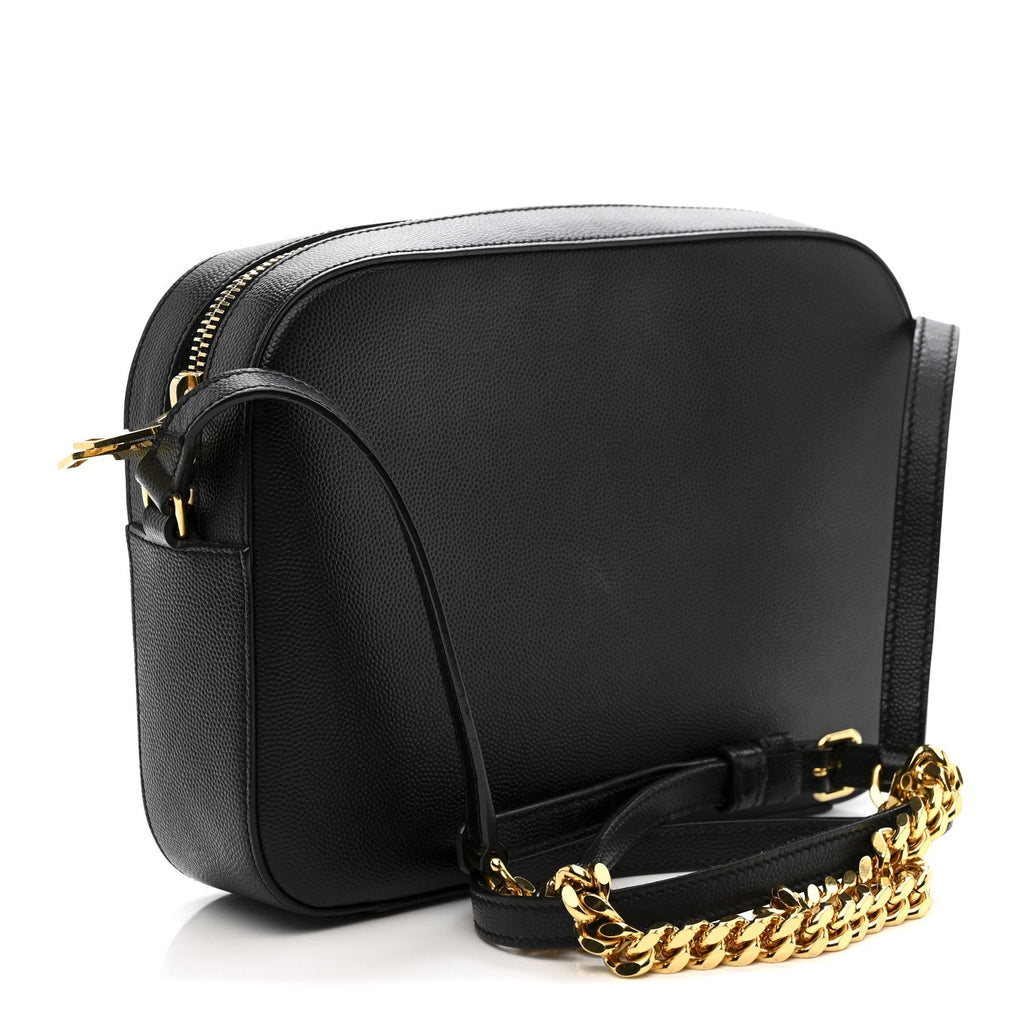 Grain De Poudre Medium Classic Monogram Camera Bag Black