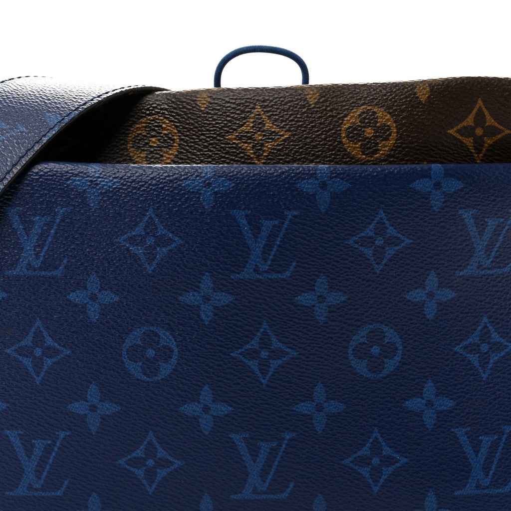 Monogram Small Outdoor Pouch Pacific Blue