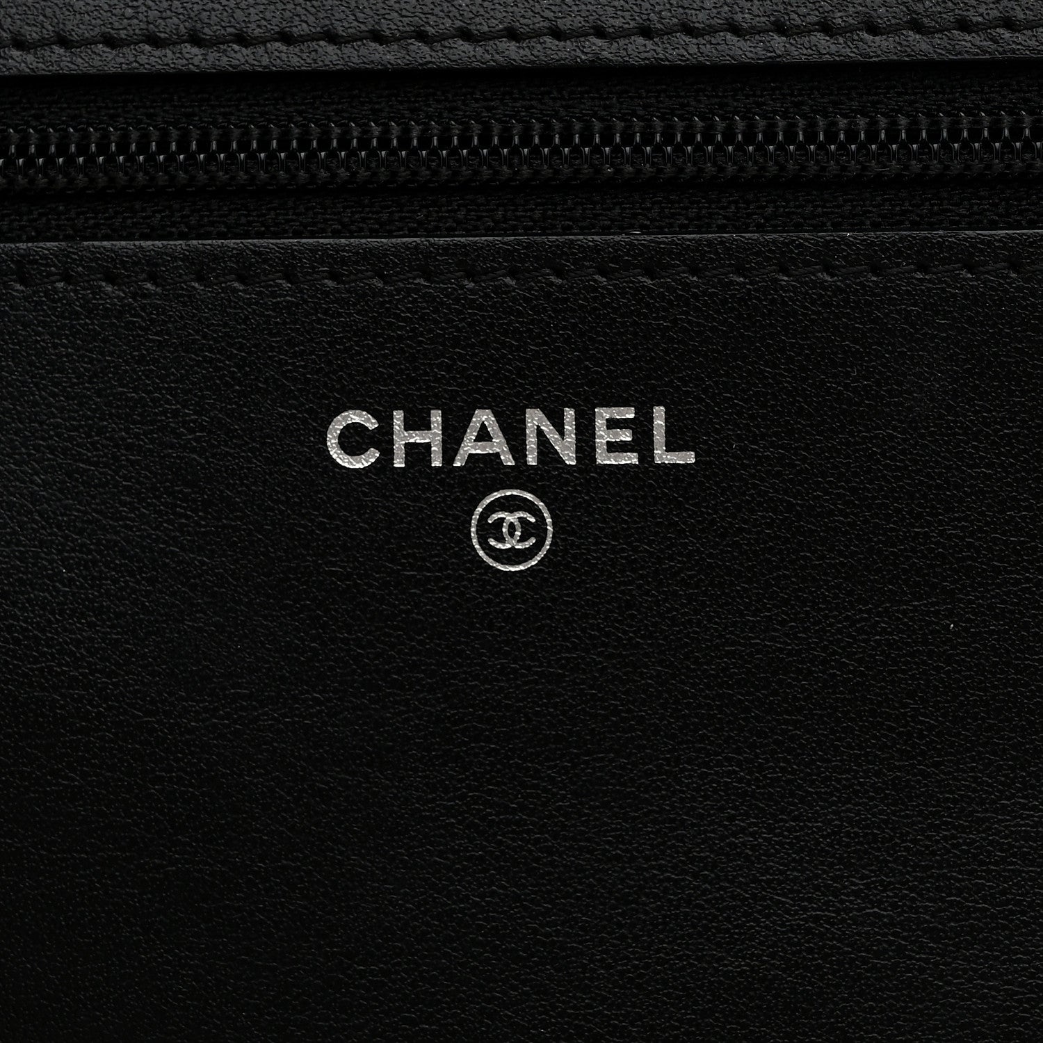 Caviar Quilted Boy Wallet On Chain WOC Black