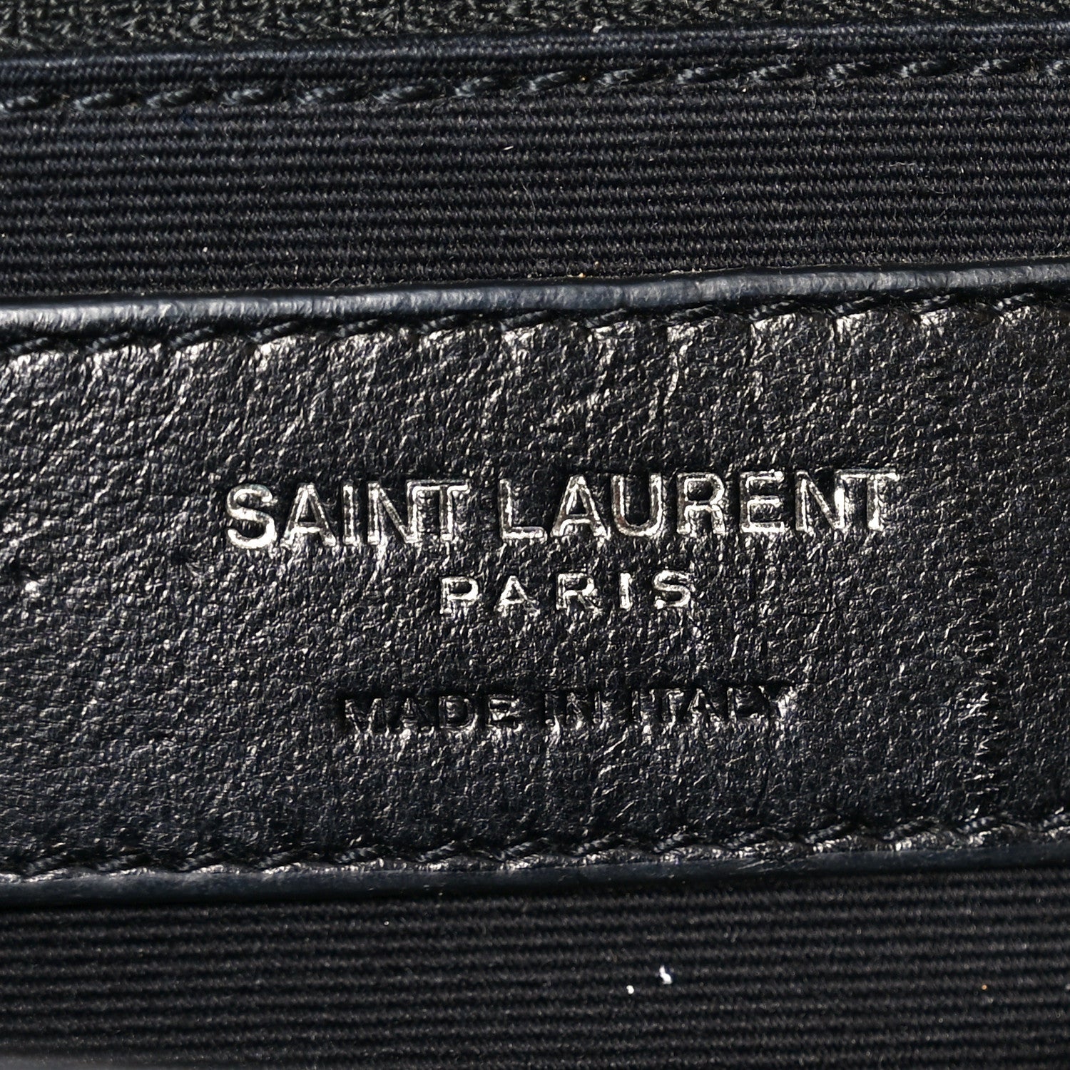Calfskin Y Quilted Monogram Small Loulou Bowling Bag Black