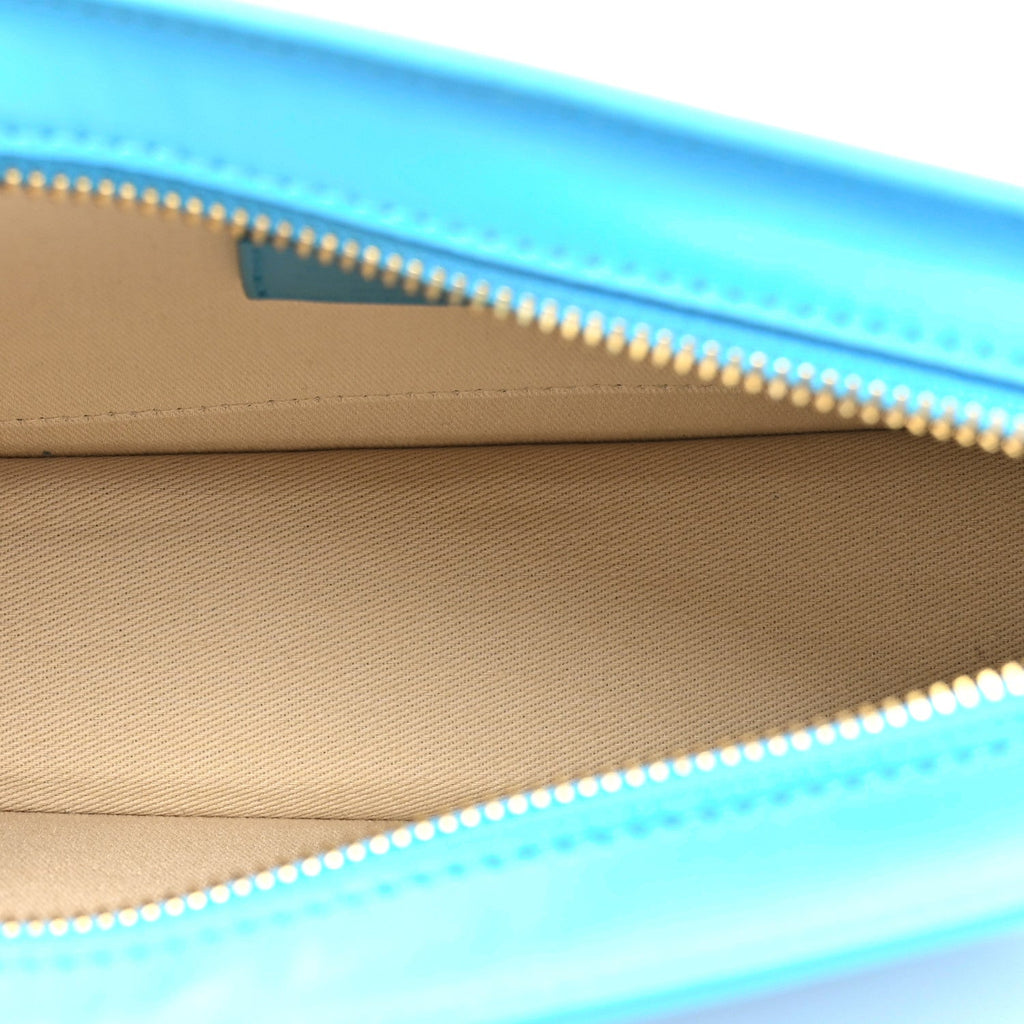 Smooth Calfskin La Vague Turquoise