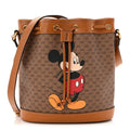 X DISNEY Mini Vintage GG Supreme Monogram Bucket Bag Beige Vintage Sun Oil