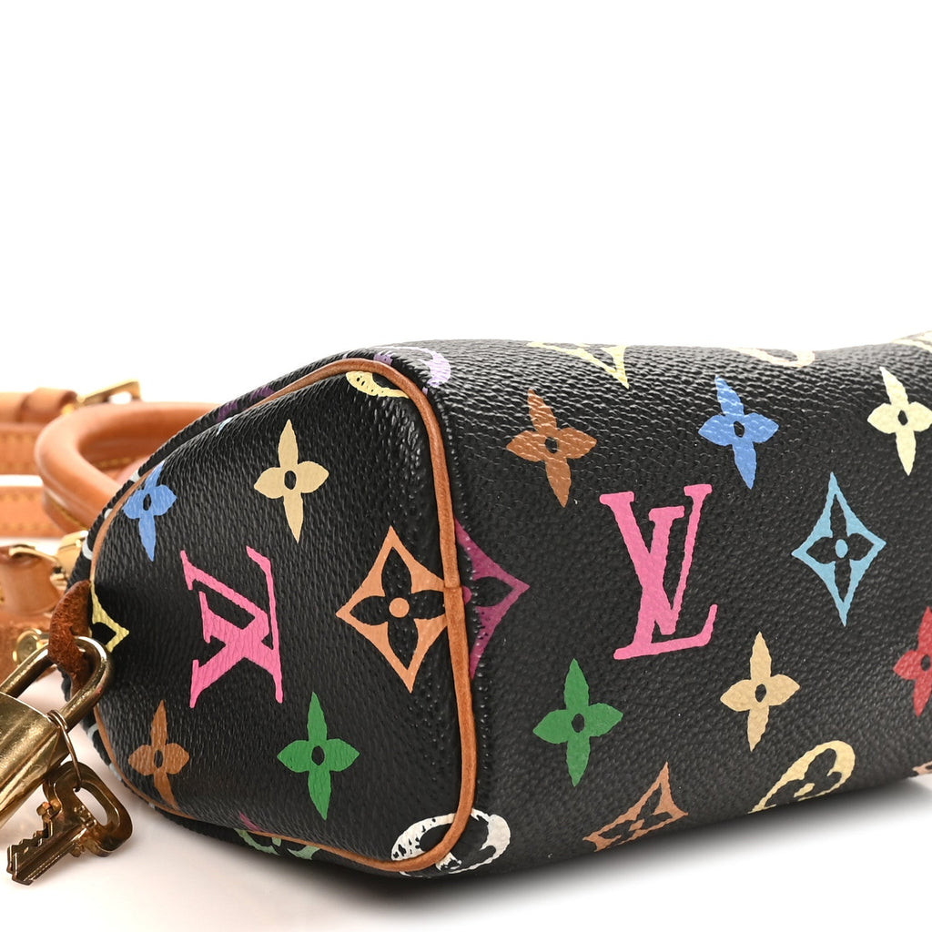 Monogram Multicolor Mini Sac HL Speedy Black