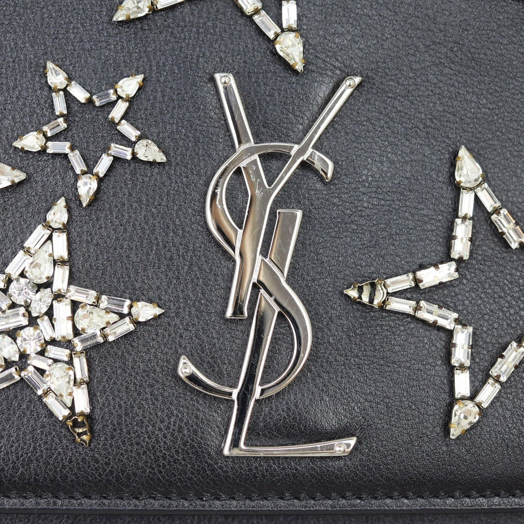 Saint Laurent Crystal Star Kate Chain Bag Medium