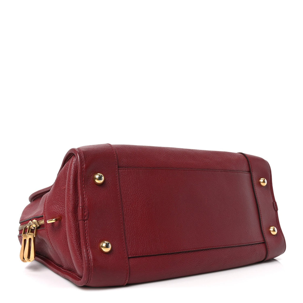 Calfskin Amazona 36 Burgundy