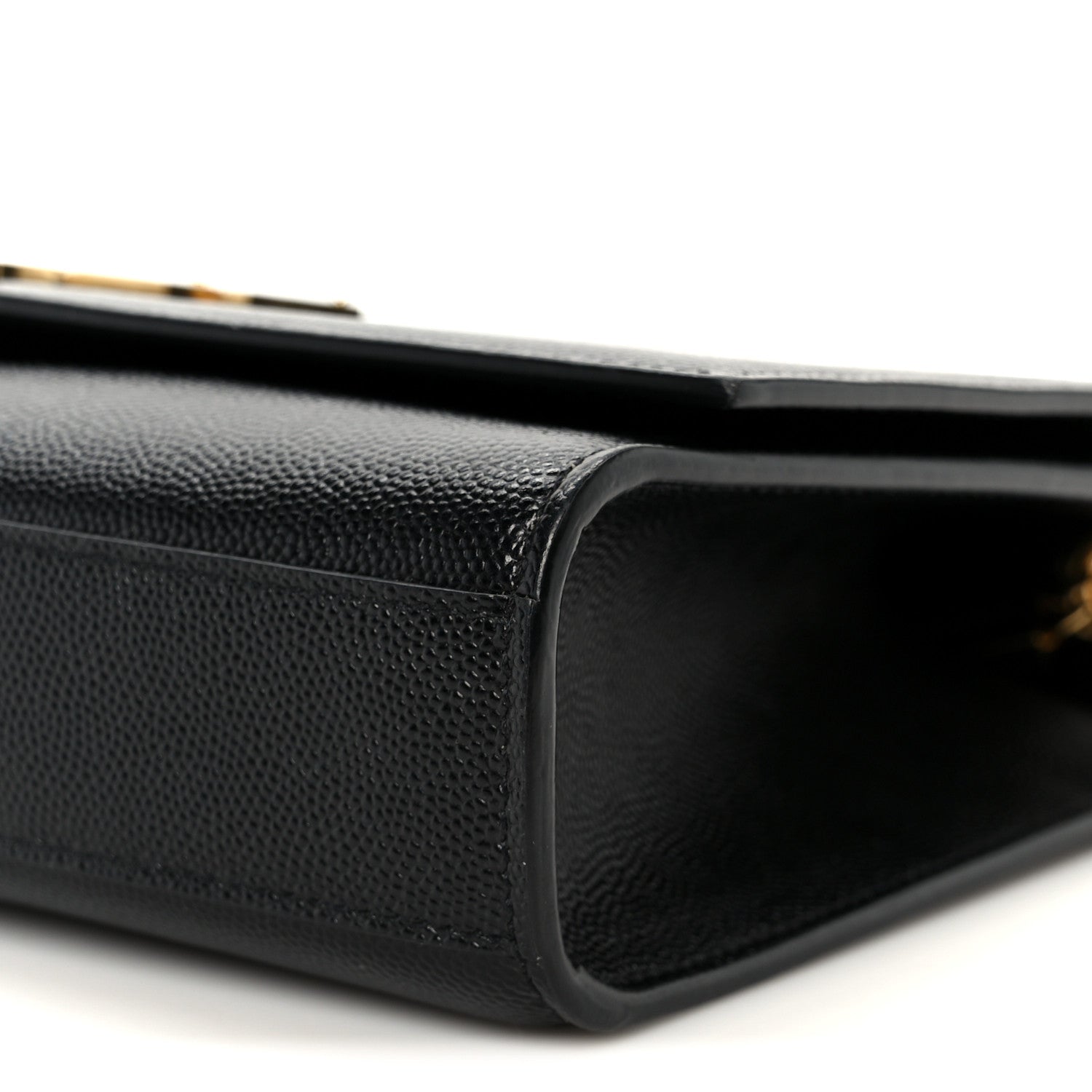 Grain De Poudre Medium Classic Monogram Kate Satchel Black