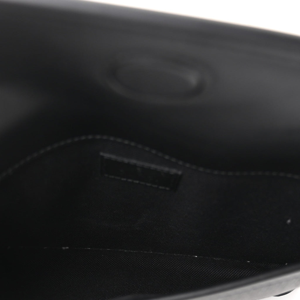 GG Supreme Monogram Web Slim Belt Bag Black Grey