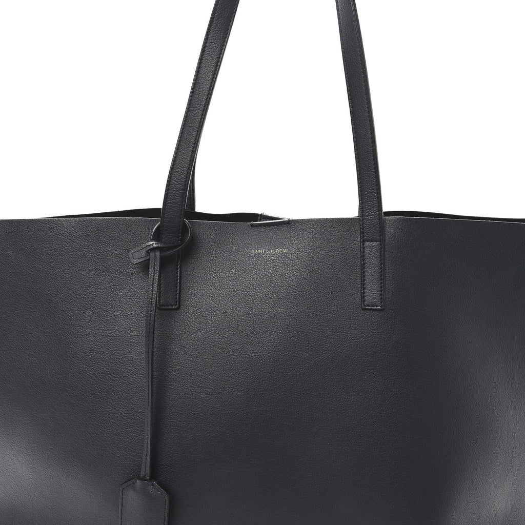 Calfskin Large Shopping Tote Deep Marine