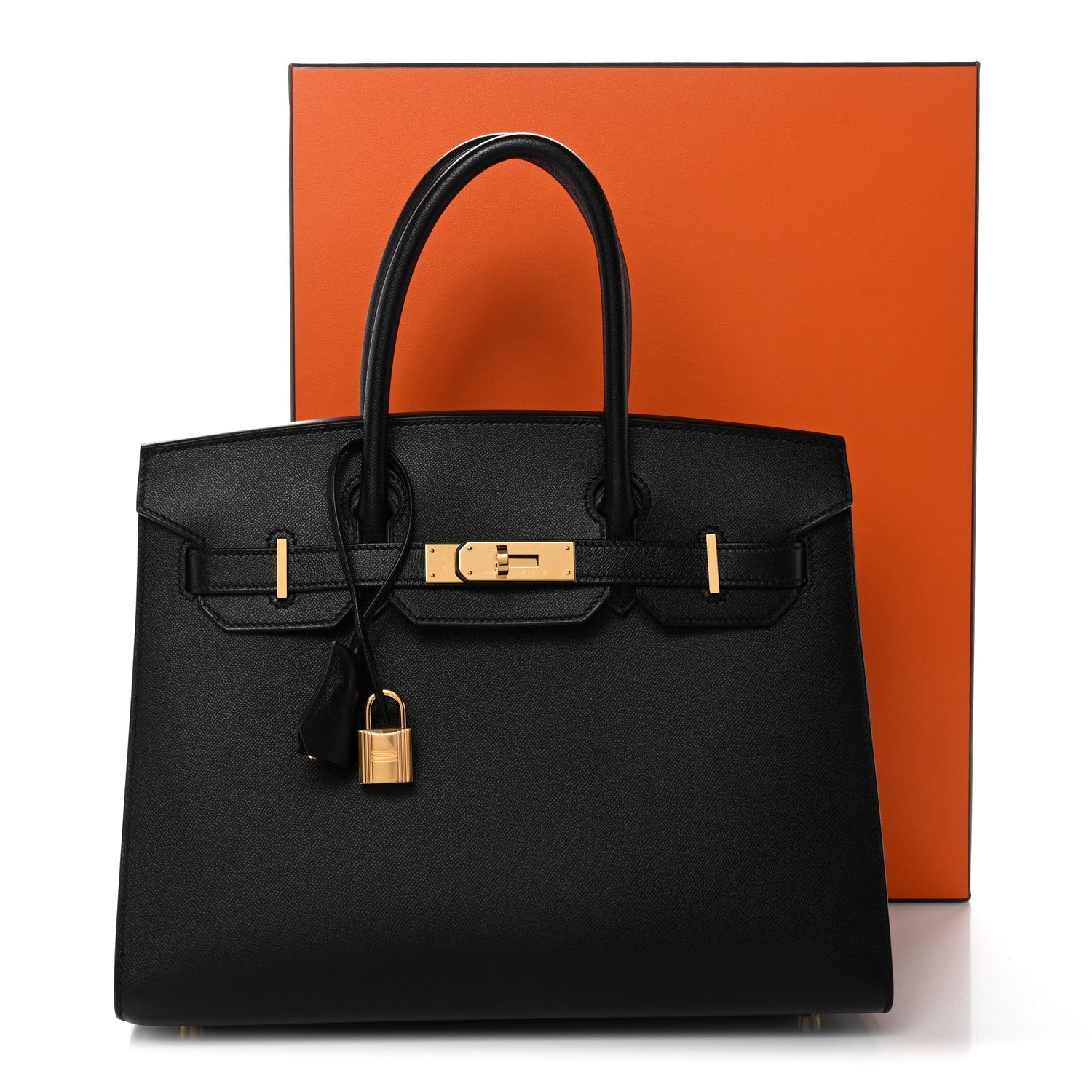 Madame Calfskin Birkin Sellier 30 Black