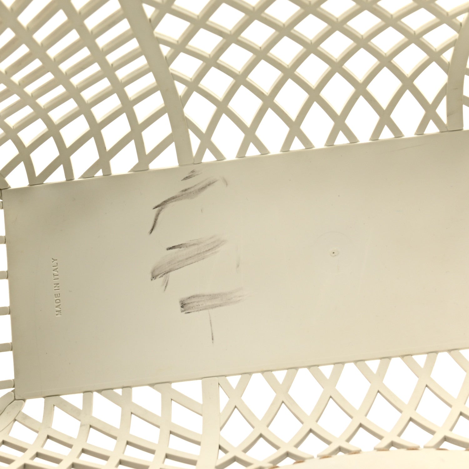 Recycled Plastic Vitello Liberty Matte Medium Fendi Basket White Ice