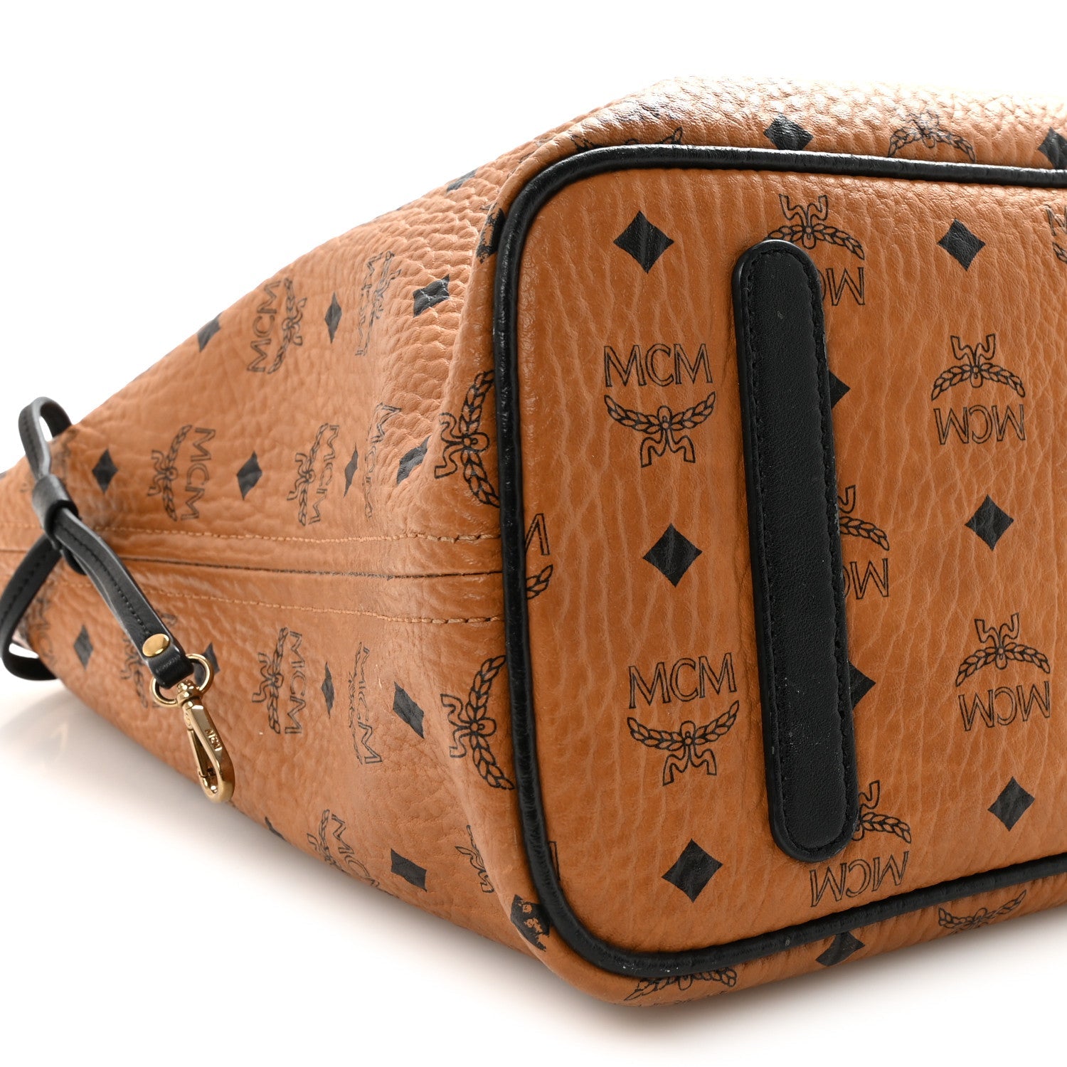 Visetos Medium Project Reversible Shopper Tote Cognac