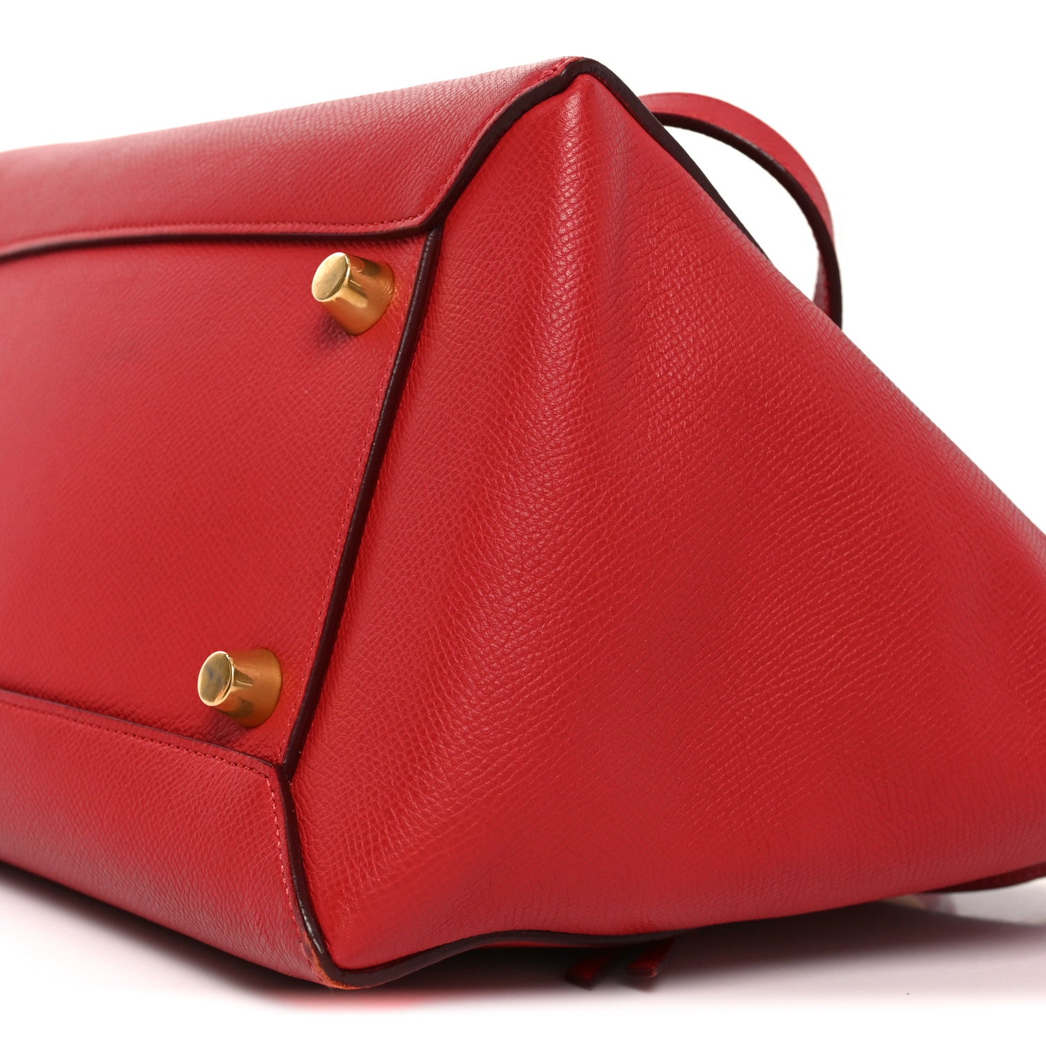 Grained Calfskin Mini Belt Bag Coquelicot