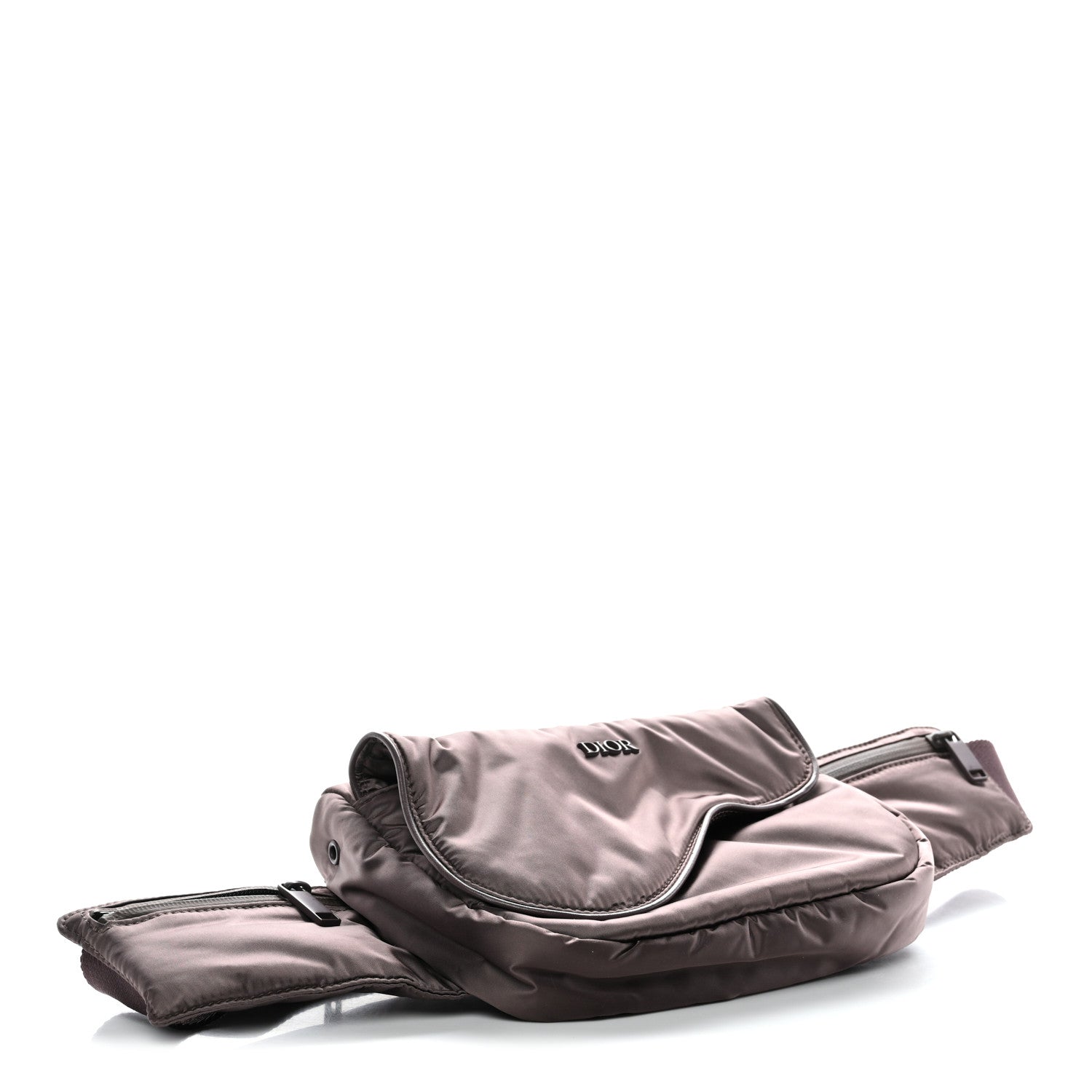 Nylon Saddle Belt Bag Bordeaux