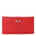 Epsom Bearn Gusset Wallet Rouge Casaque