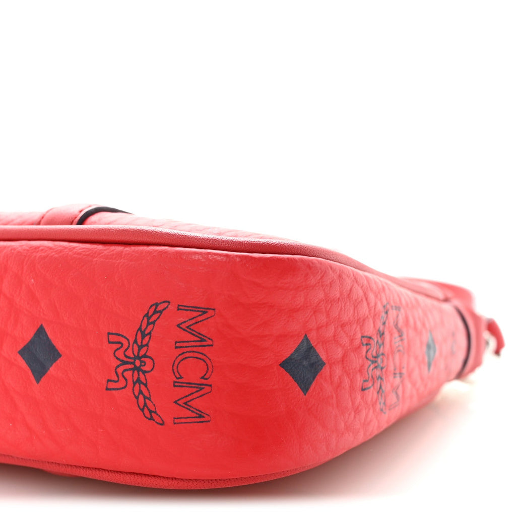 Visetos Nappa Mini Delmy Chain Shoulder Bag Ruby Red
