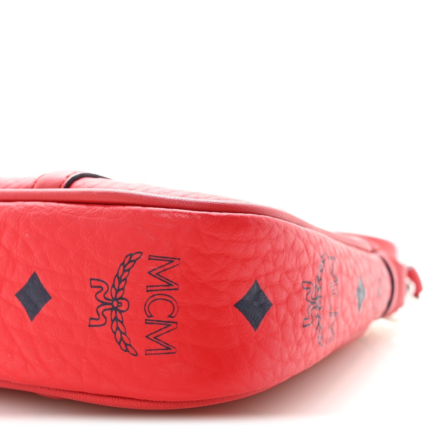 Visetos Nappa Mini Delmy Chain Shoulder Bag Ruby Red