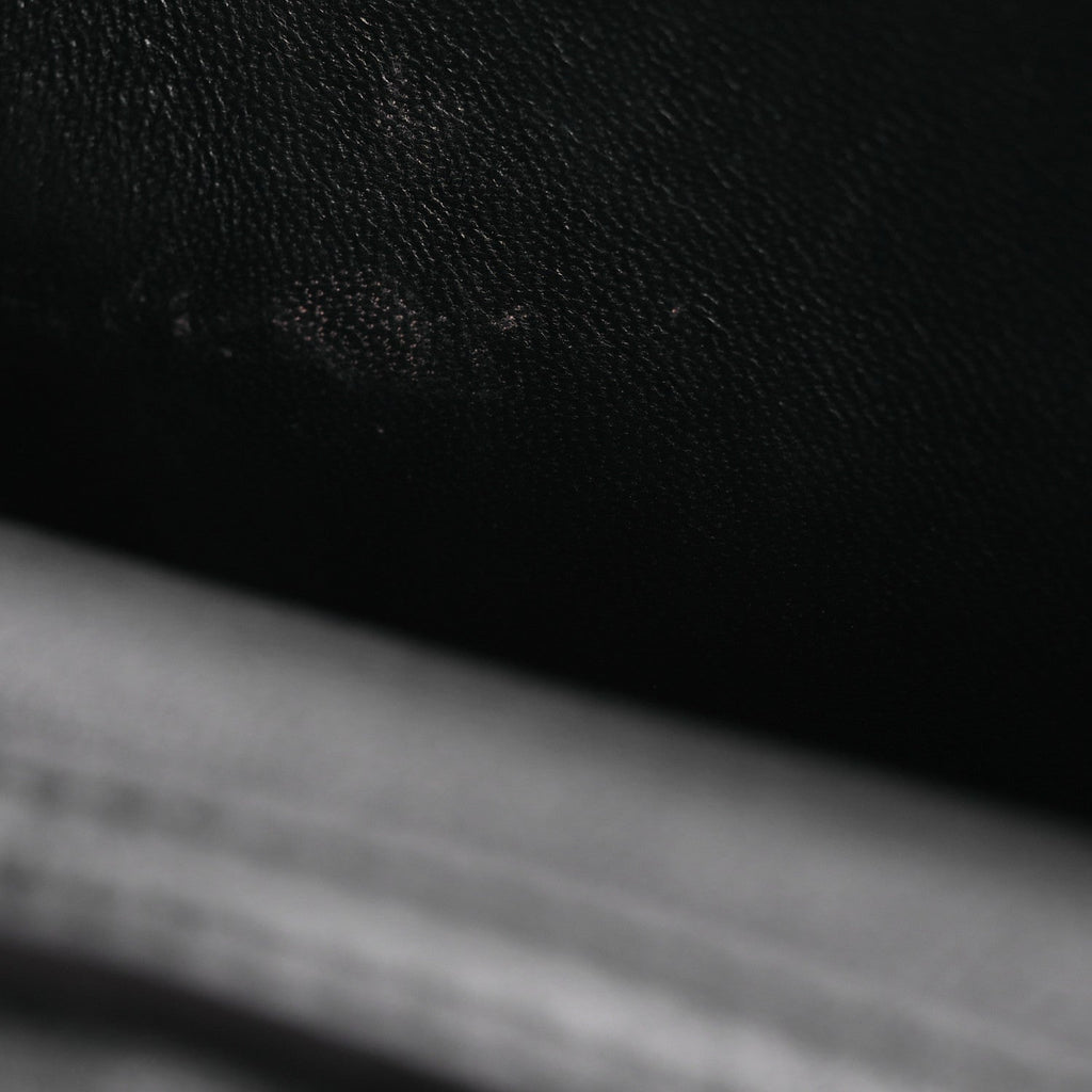 Calfskin Small Nile Bracelet Minaudiere Bag Black