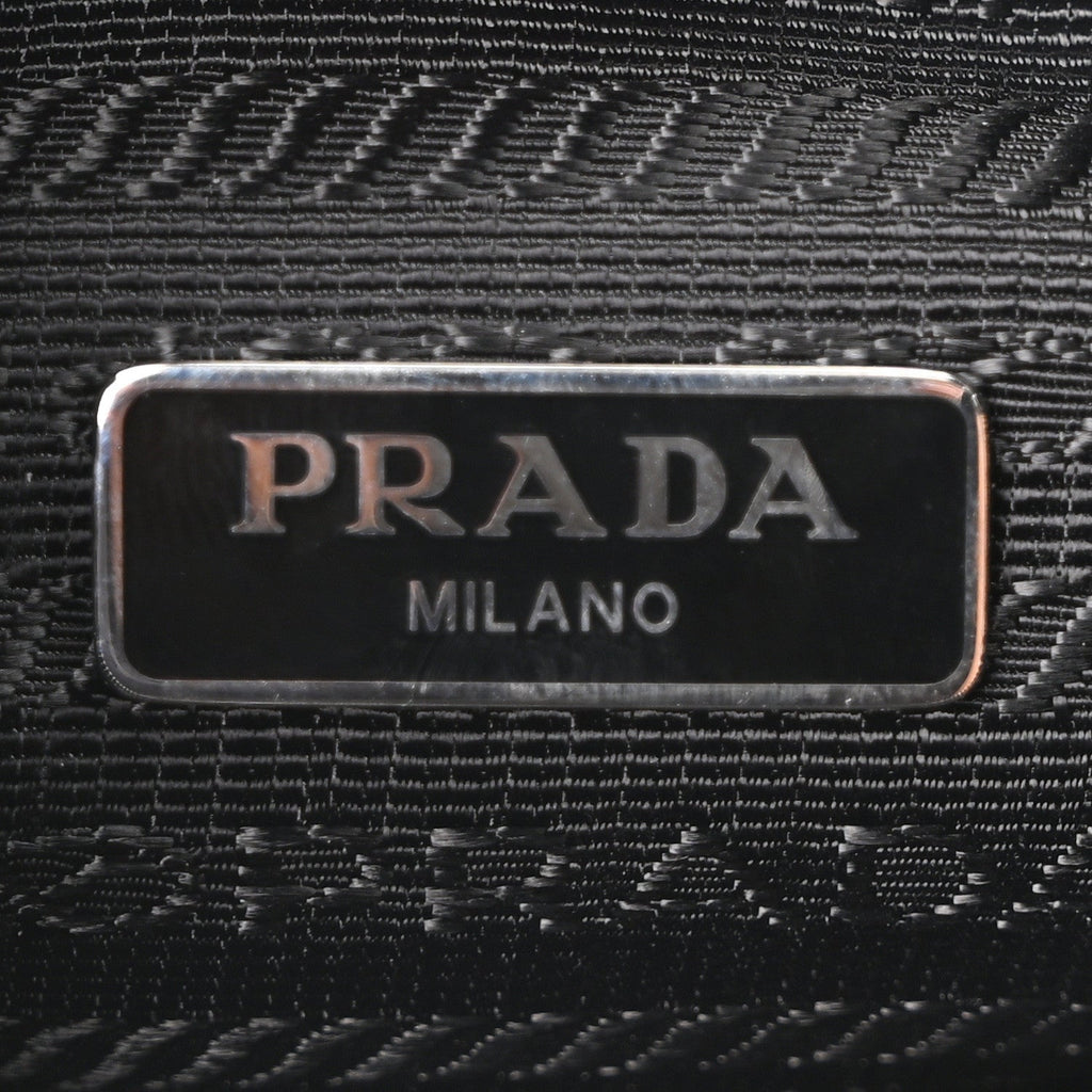 Tessuto Nylon Saffiano Mini Re-Edition 2005 Bag Black