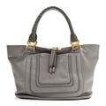Calfskin Large New Marcie Tote Cashmere Grey