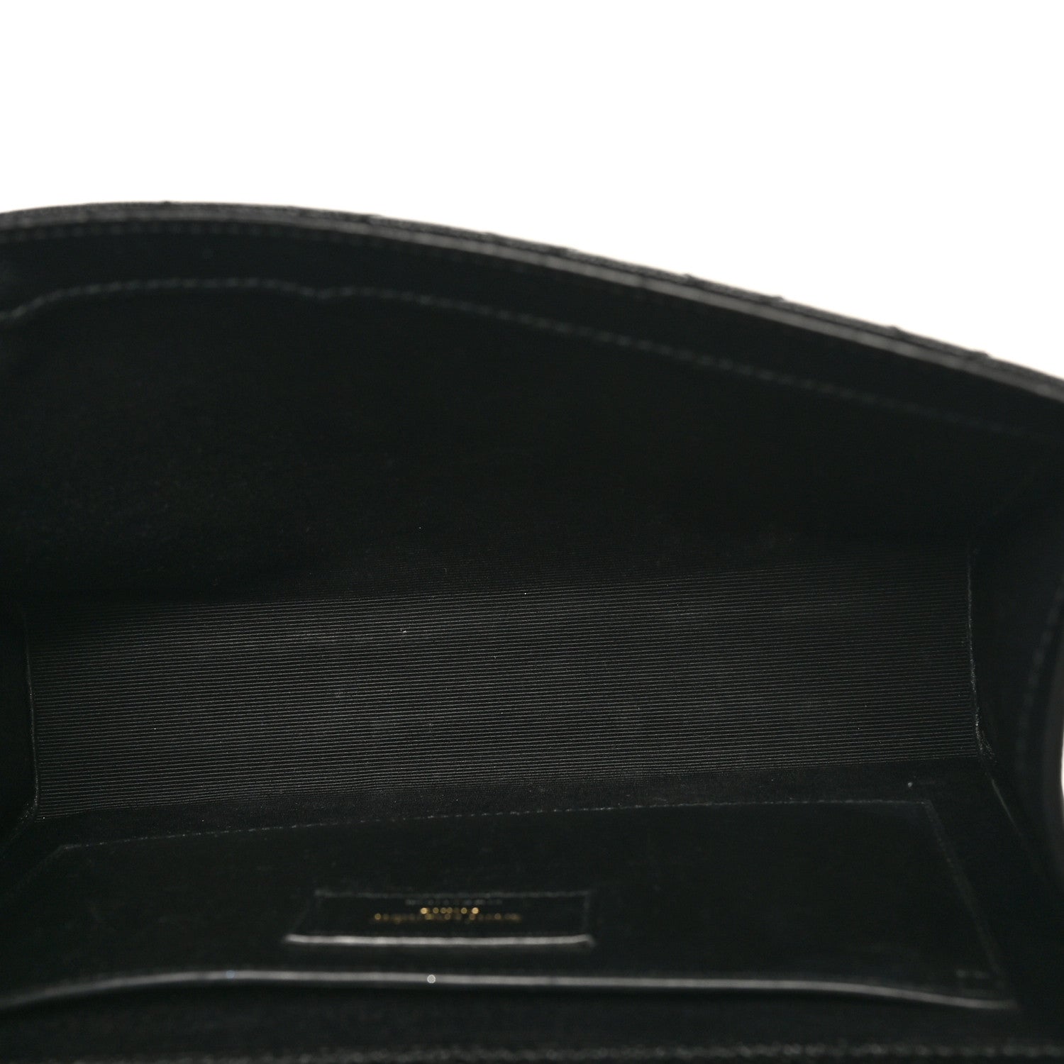 Grain De Poudre Textured Mixed Matelasse Triquilt Medium Monogram Satchel Black