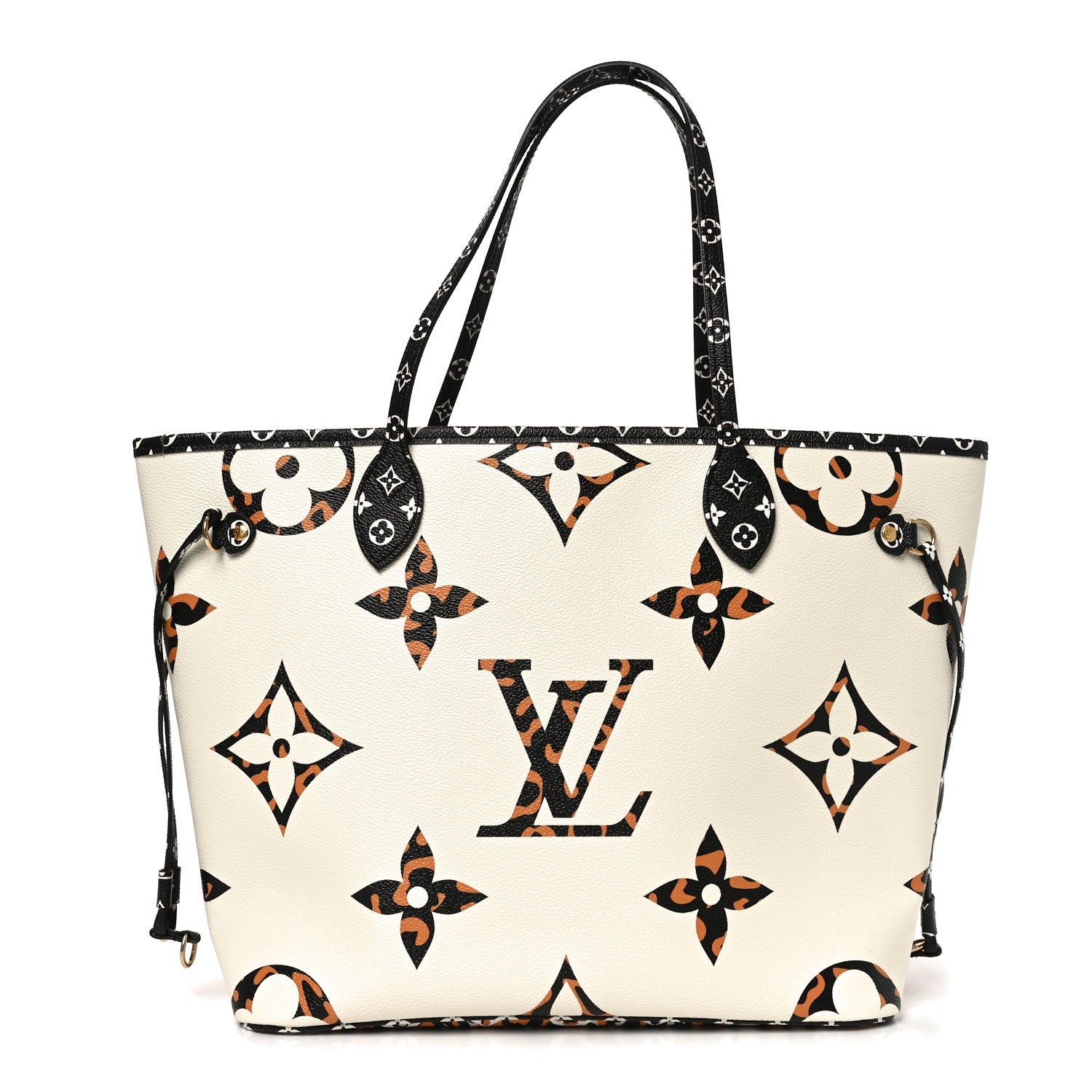 Monogram Giant Jungle Neverfull MM Ivory