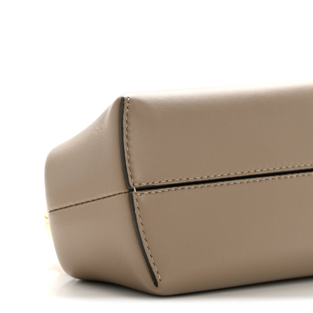 Shiny Nappa Small Fendi First Dove Gray