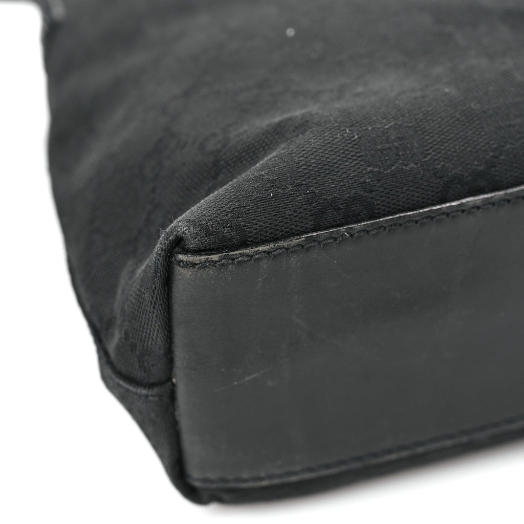 Monogram Piston Shoulder Bag Black