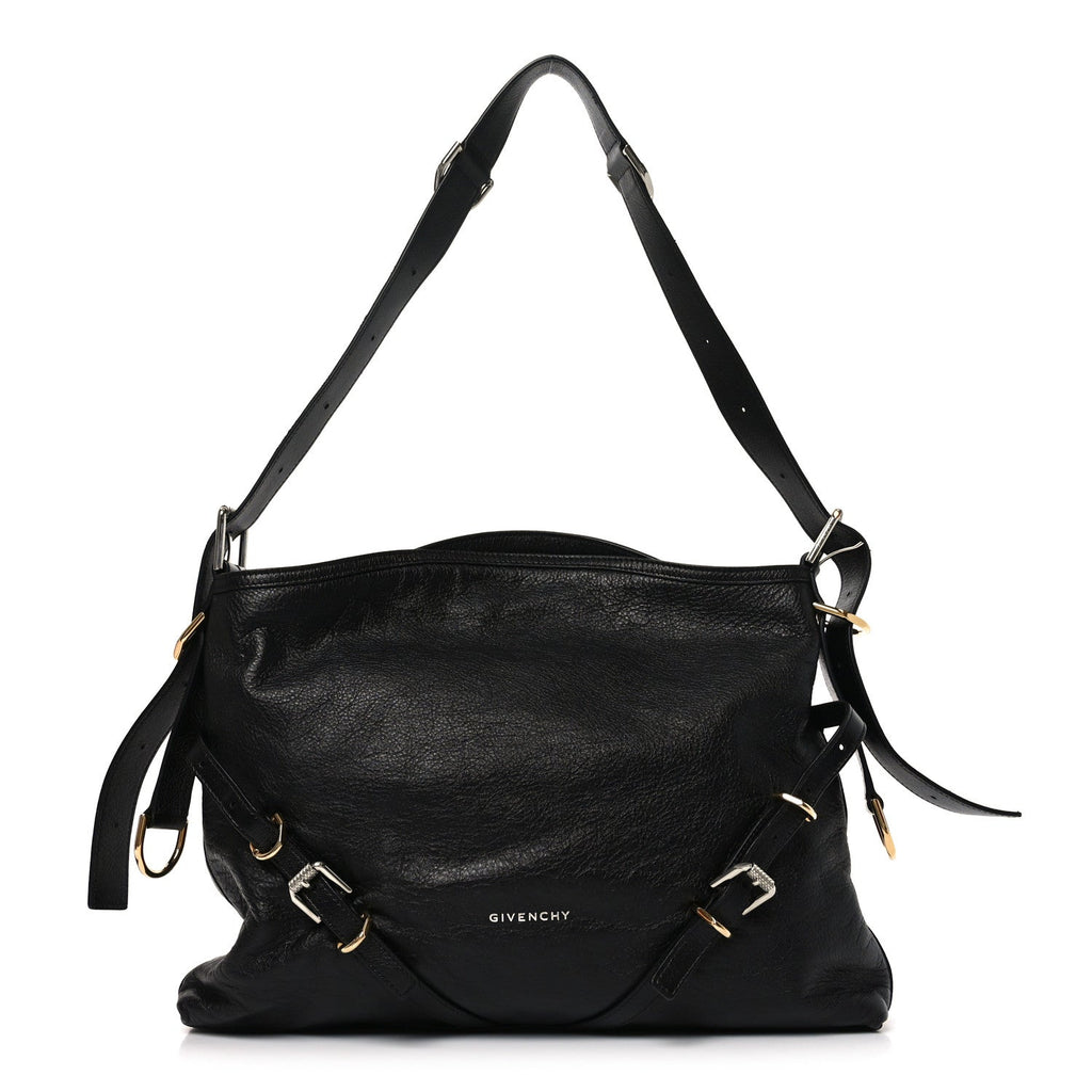 Calfskin Medium Voyou Bag Black