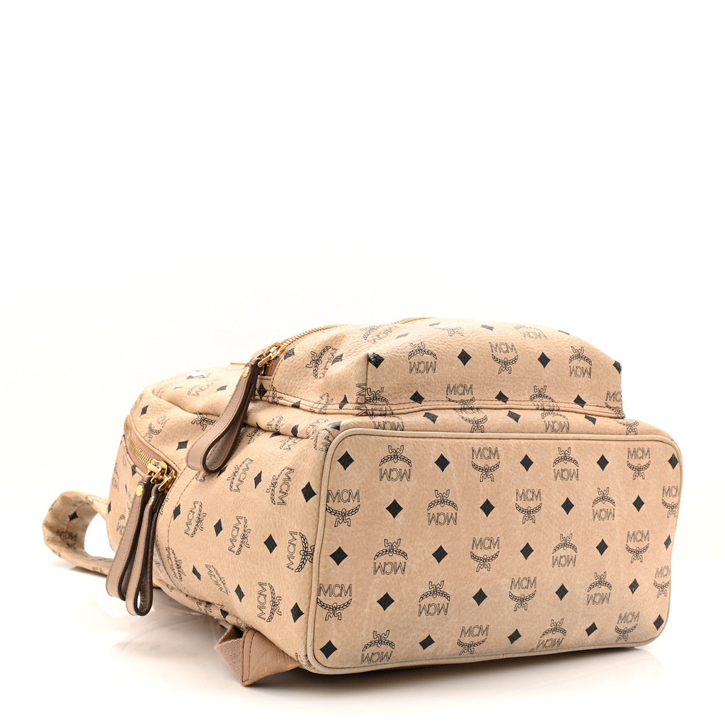 Visetos Medium Sprinkle Stud Stark Backpack Beige