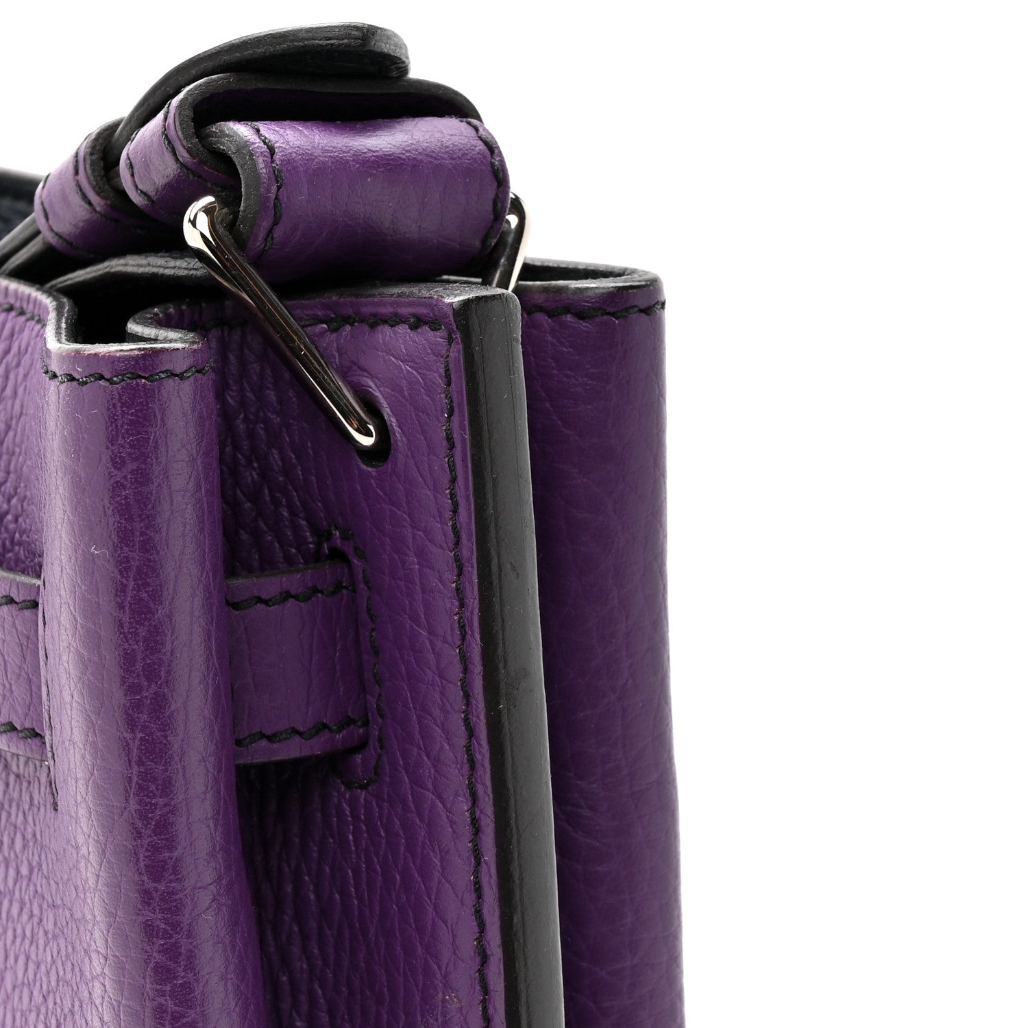 Taurillon Clemence Verso So Kelly 22 Ultraviolet Bleu Obscur