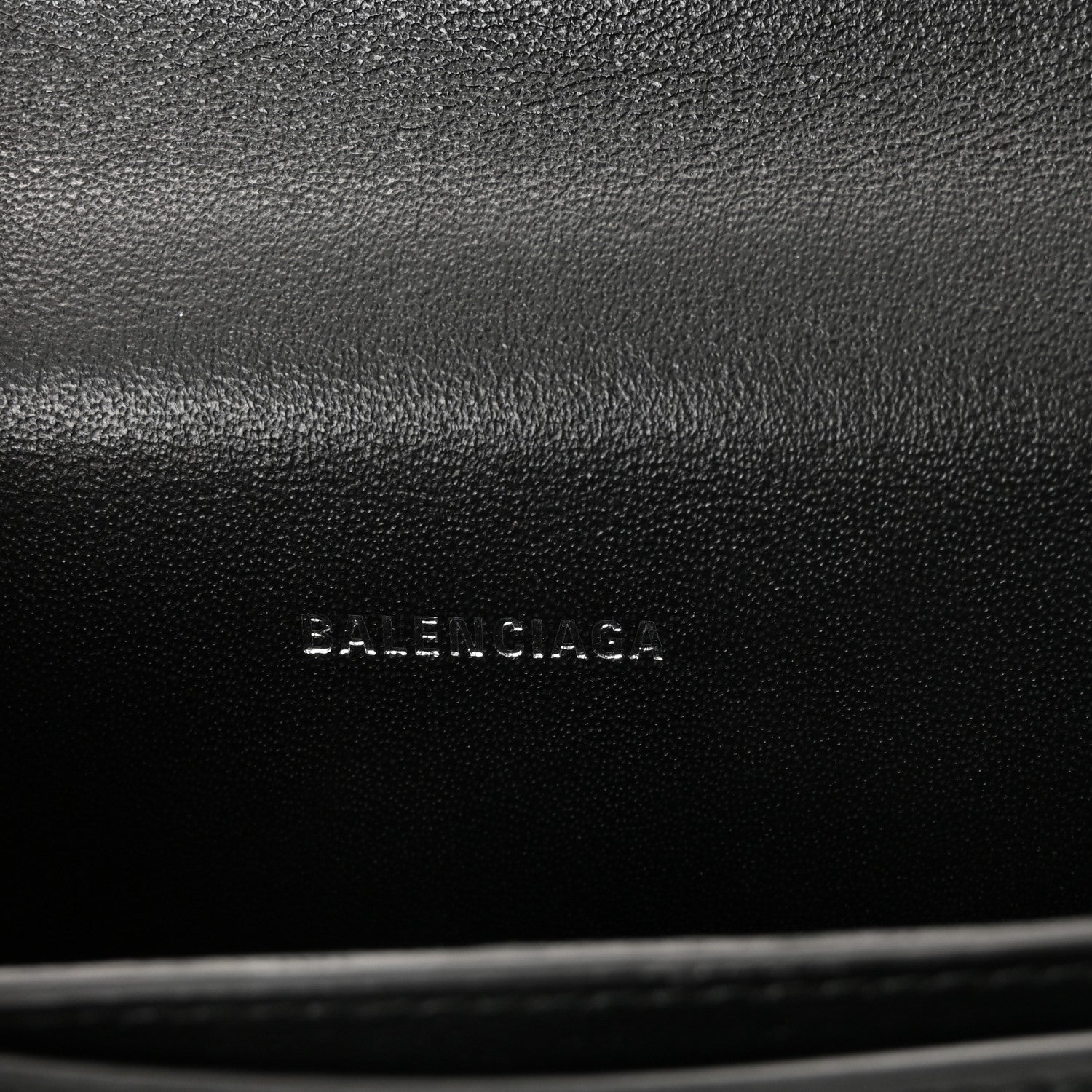 Shiny Box Calfskin Monochrome XS Sharp Belt Bag Black
