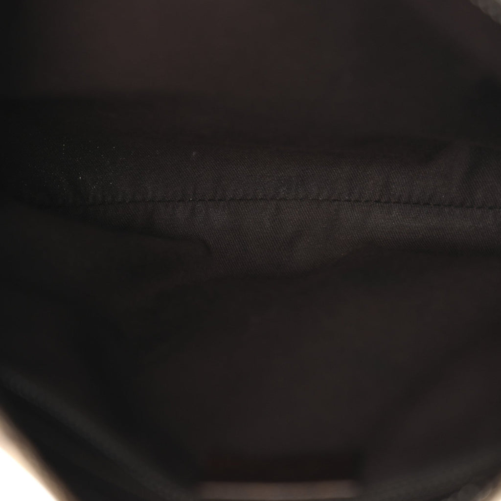 Monogram Flat Messenger Bag Dark Brown