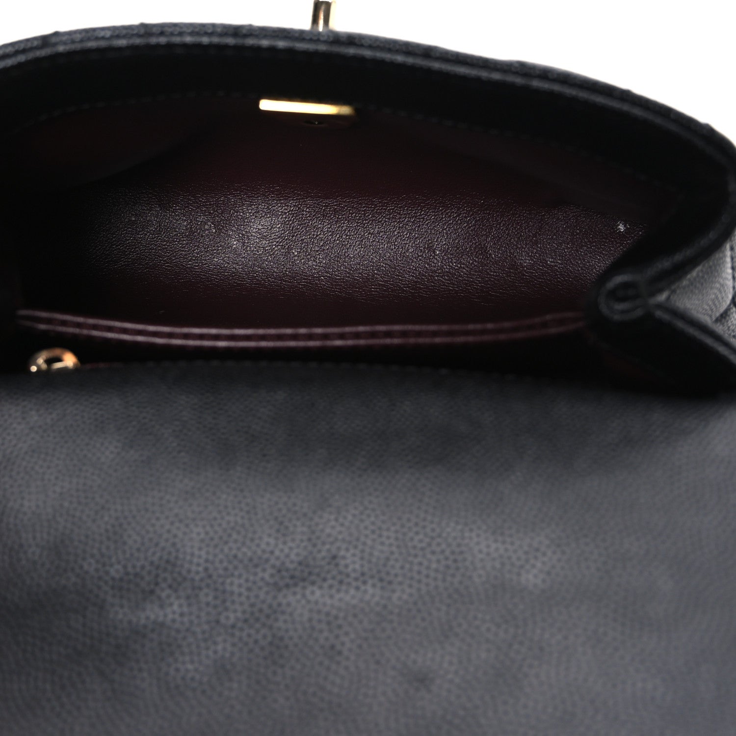 Caviar Quilted Extra Mini Coco Handle Flap Black
