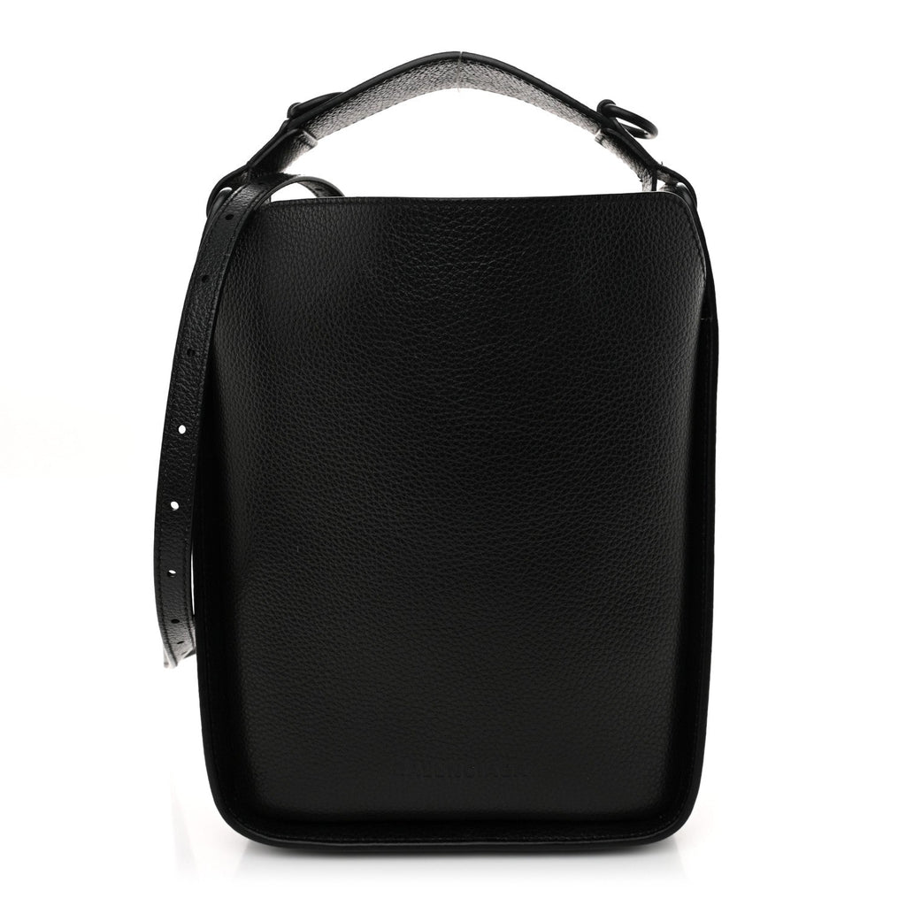 Calfskin Logo XS Tool 2.0 North-South Tote Black