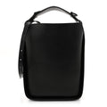 Calfskin Logo XS Tool 2.0 North-South Tote Black