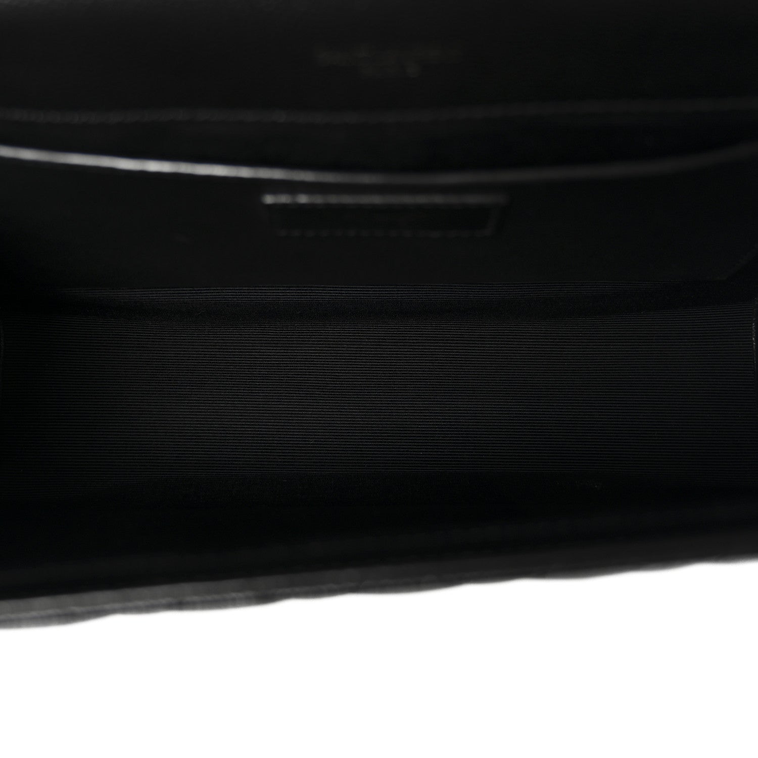 Grain De Poudre Textured Mixed Matelasse Triquilt Medium Monogram Monochrome Satchel Black