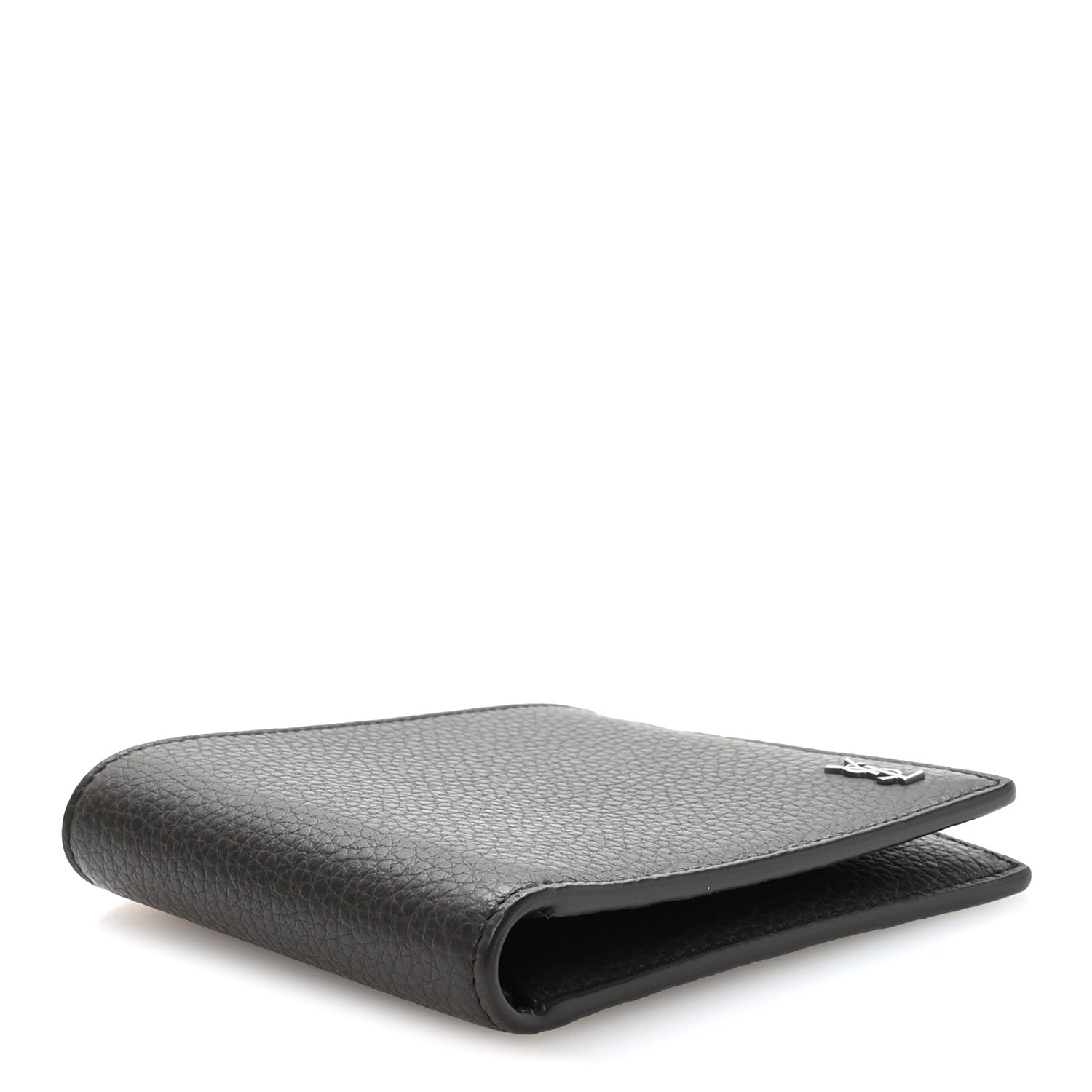 Calfskin Cassandre Bi-Fold Wallet Grey