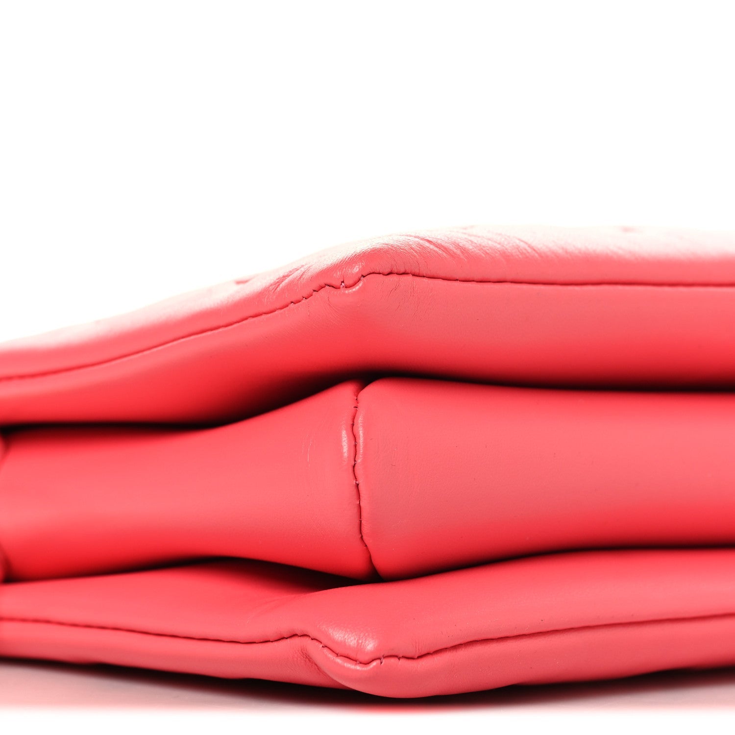 Lambskin Embossed Monogram Coussin PM Coral