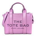 Grained Calfskin Small The Tote Bag Regal Orchid