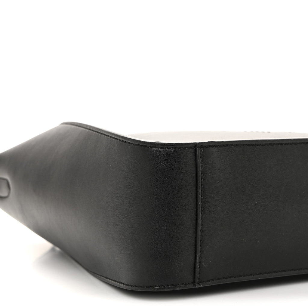 Eco Alter Nappa Perforated Logo Mini Crossbody Black