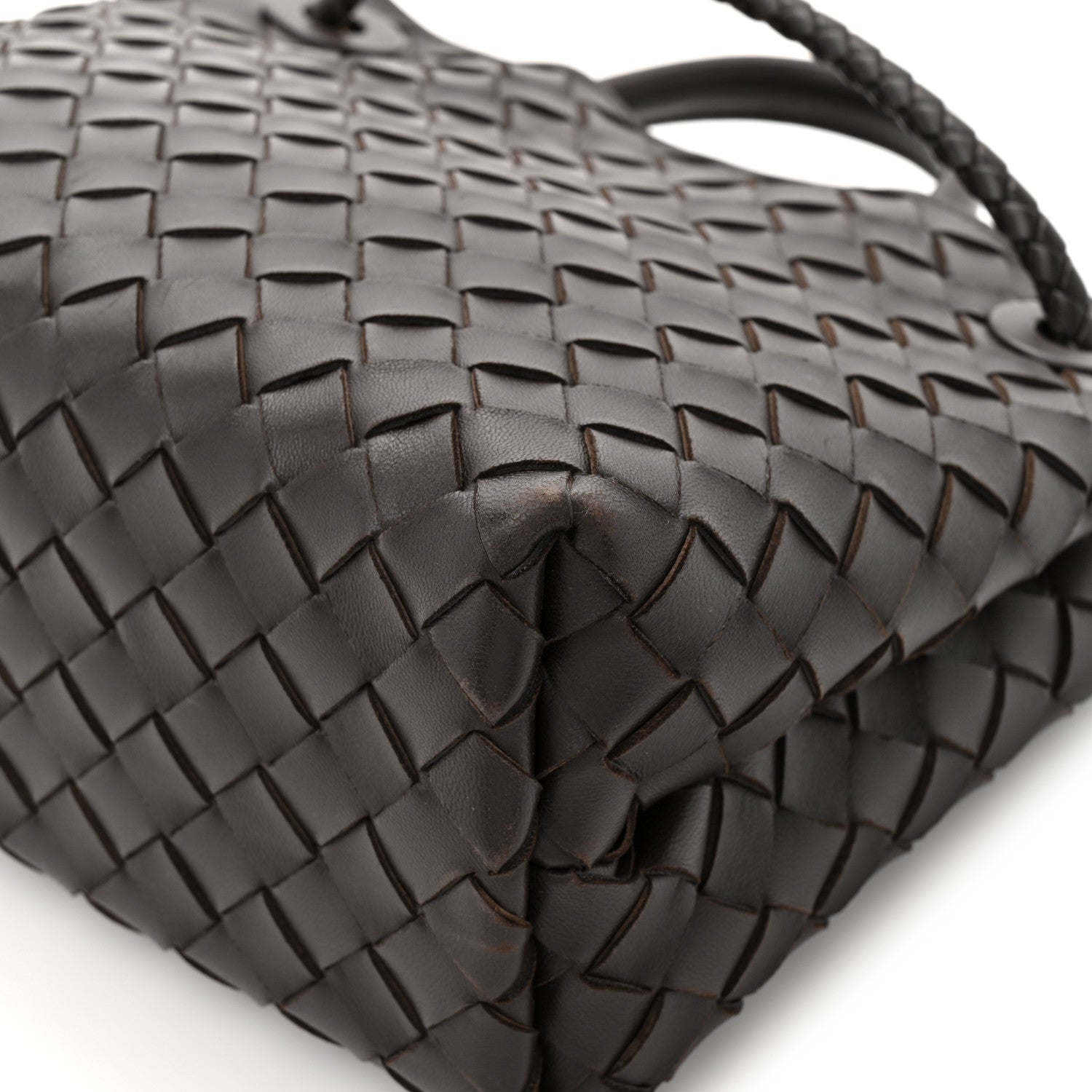 Nappa Intrecciato Small Andiamo Shoulder Bag Fondant