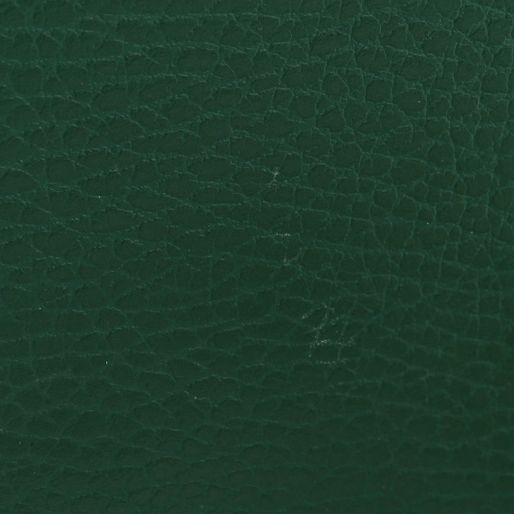 Dollar Calfskin Interlocking G Chain Wallet Emerald