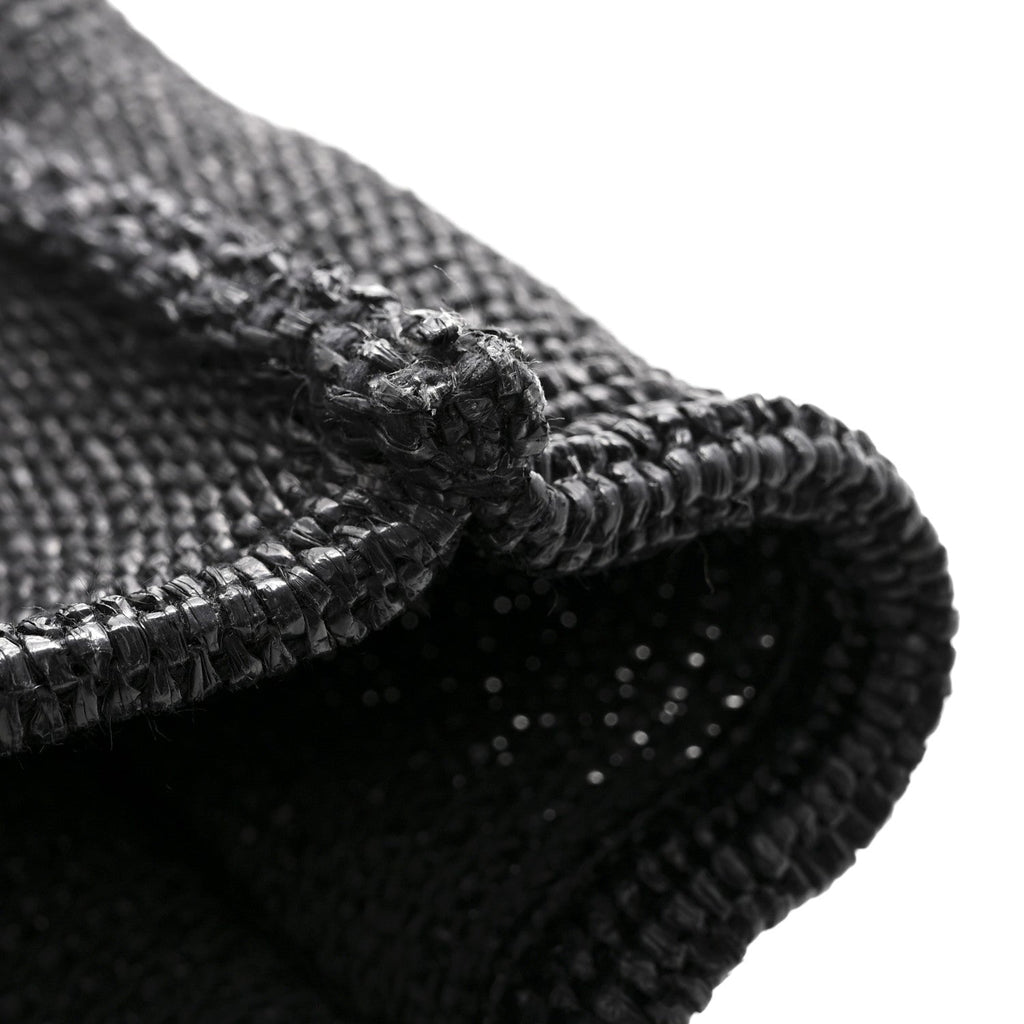 Raffia Large G Shopping Tote Black