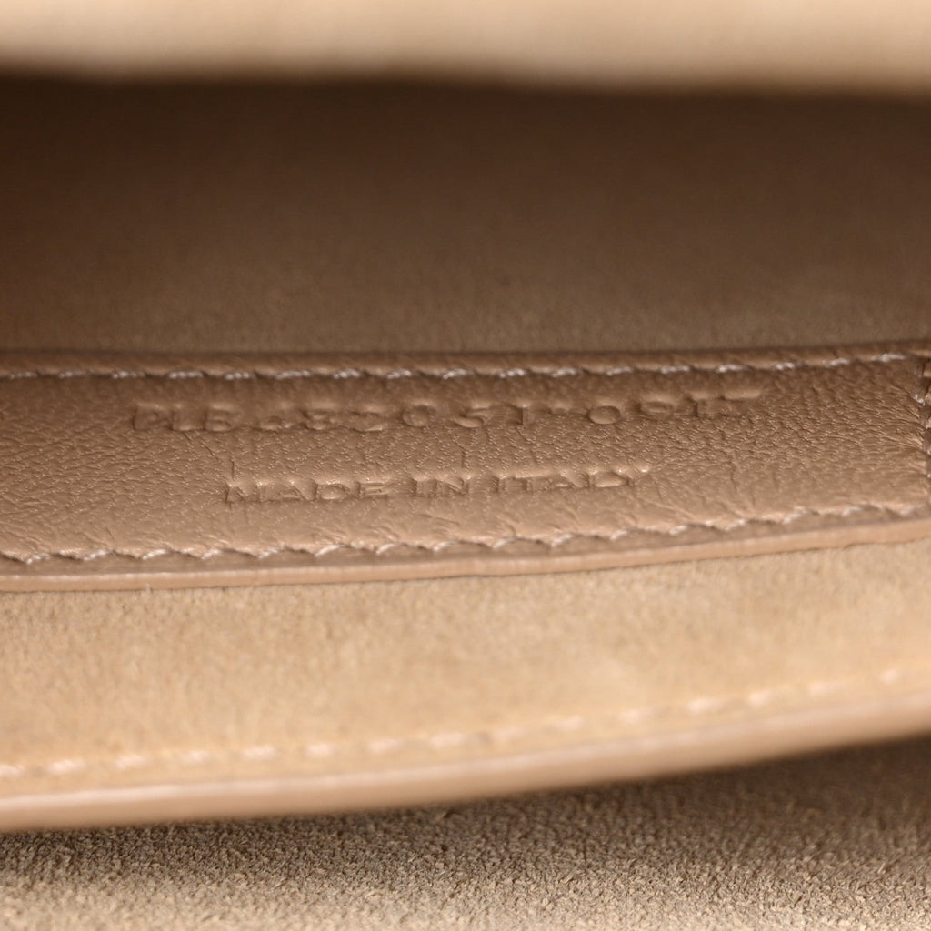 Calfskin Medium Bellechasse Satchel Beige