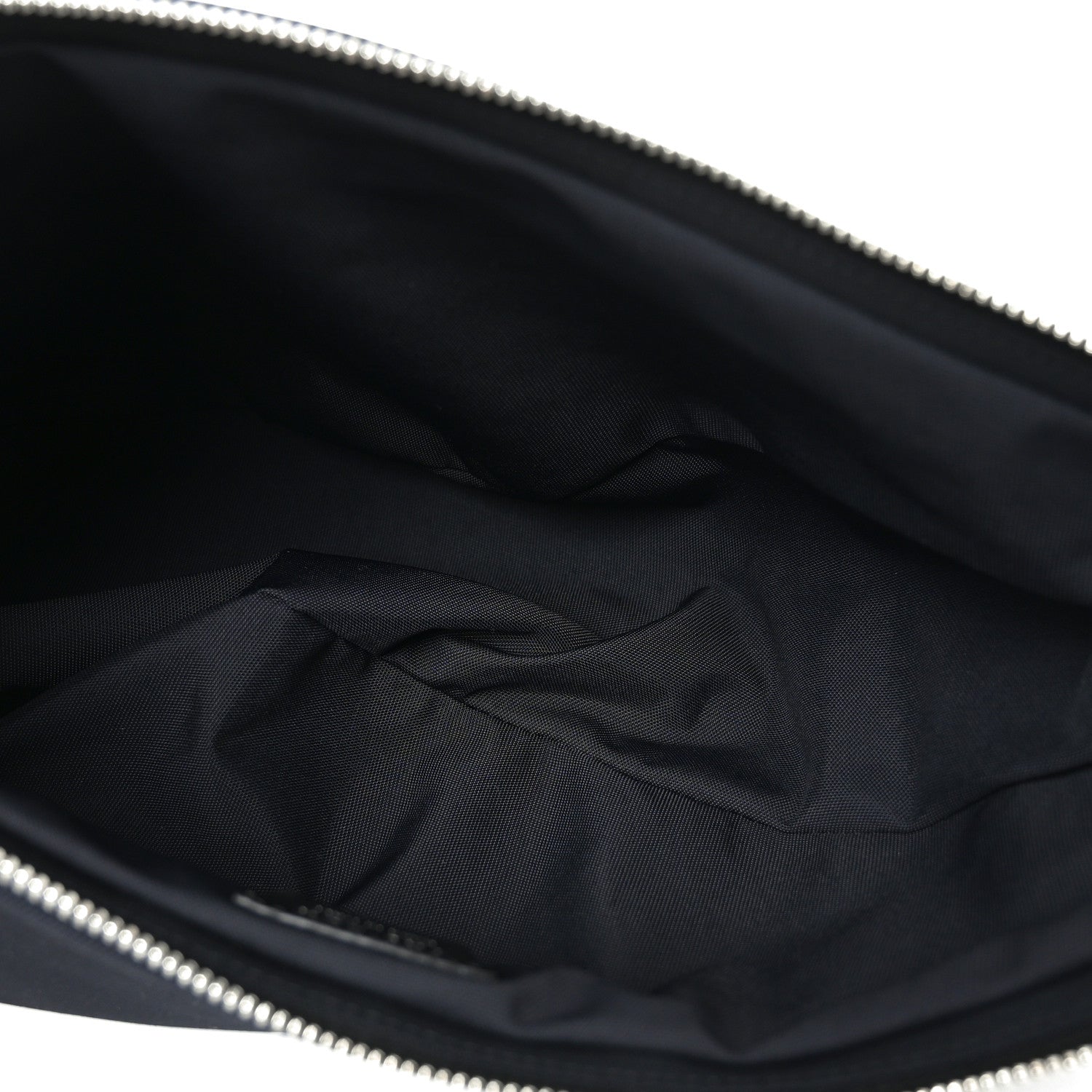 Nylon Slouchy Banana Two Bag Black