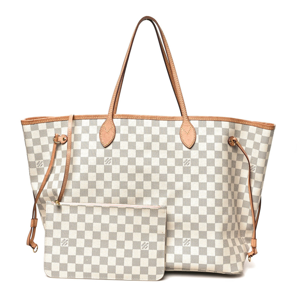 Damier Azur Neo Neverfull GM Rose Ballerine