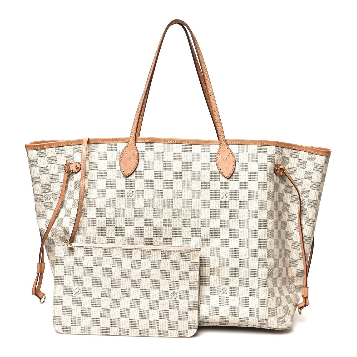 Damier Azur Neo Neverfull GM Rose Ballerine