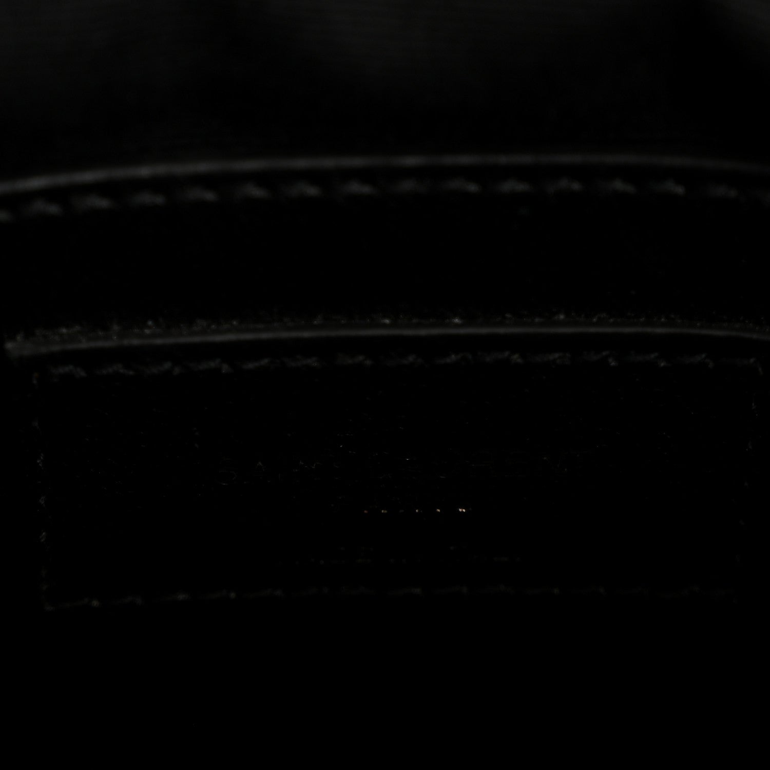 Sheepskin Matelasse Chevron Monogram Large College Satchel Black