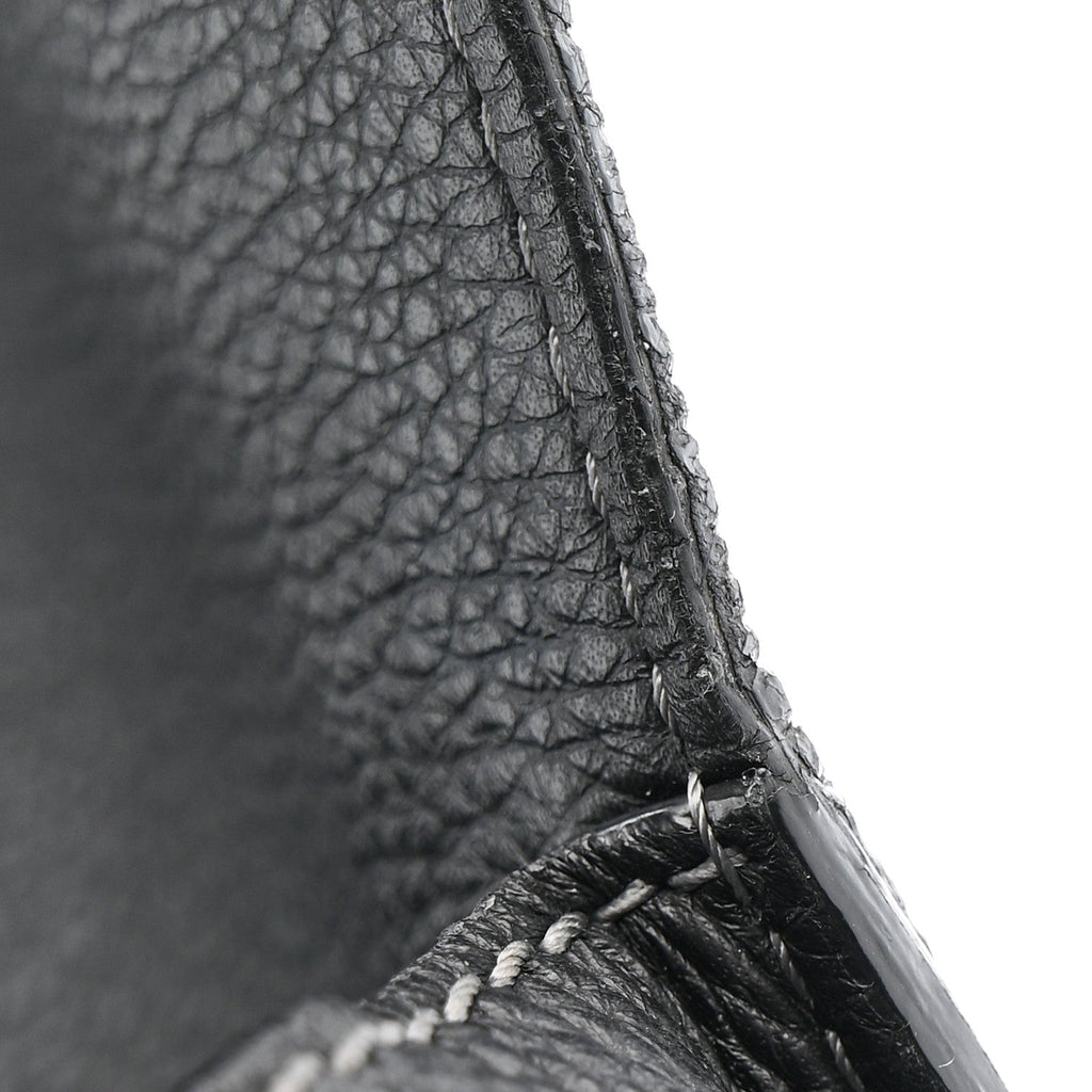 Calfskin Medium Marcie Round Crossbody Bag Black